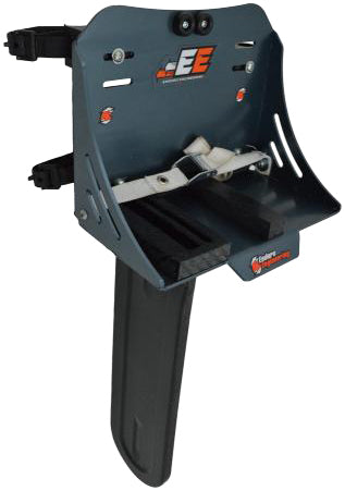 Enduro Engineering chainsaw mount bracket for 366-1000 model, shown in black with mounting hardware attached.
