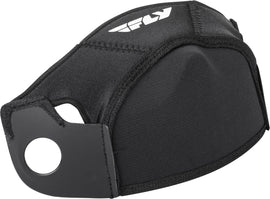 Fly Racing Kinetic Cold Weather Helmet Breathbox attached inside a helmet, designed to improve airflow and comfort in cold weather riding.