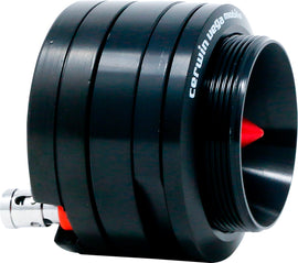 Cerwin-Vega 1-inch titanium dome compression tweeter for high-frequency audio reproduction, shown in close-up.
