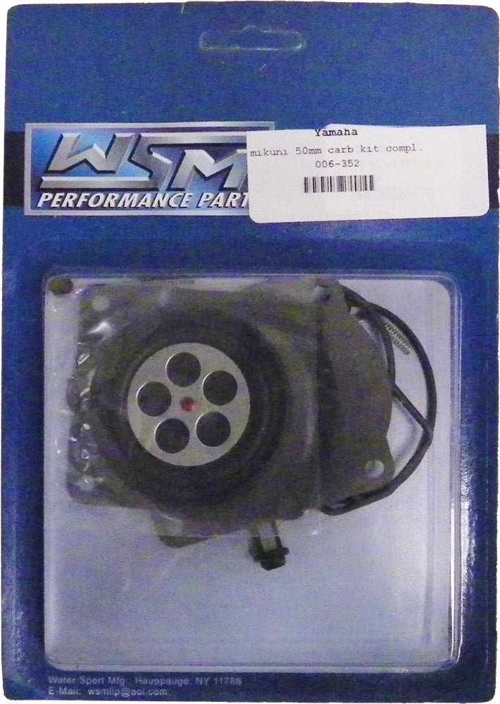 WSM Performance Parts carburetor rebuild kit for Yamaha Sbi Carb 12-1462, including gaskets and components for fuel system maintenance.