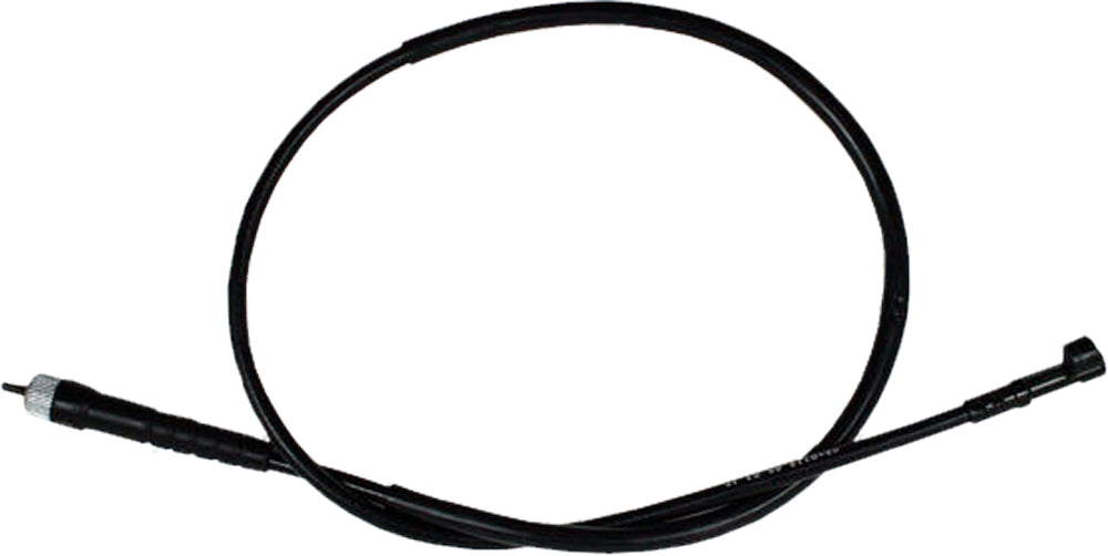 Motion Pro black vinyl speedo cable 70-2112 for motorcycle, featuring durable construction and precise control lines.