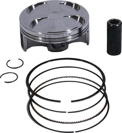Vertex forged piston kit with 76.95mm bore and 13.8:1 compression ratio for Yamaha 175-24371A engine, includes piston and components.