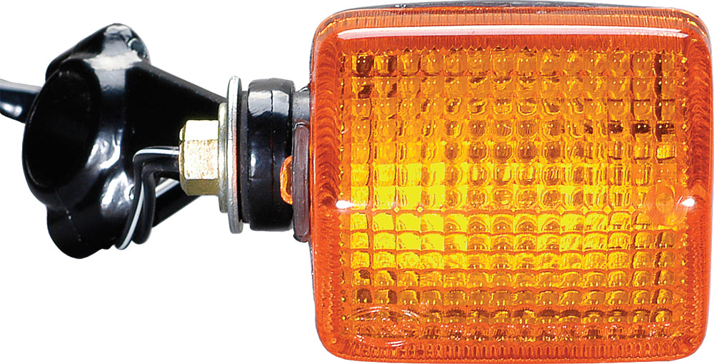 K&S Technologies Turn Signal 225-1034 for vehicle illumination, showing the clear lens and electrical components of the turn signal assembly.