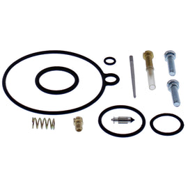 All Balls bike carburetor rebuild kit 226-10057 with gaskets and parts for fuel system maintenance, shown in the image.