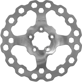 GALFER 11.8-inch solid stainless steel Cubiq rear brake rotor for motorcycles, durable and high-performance braking component
