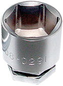 Motion Pro 13/16-inch extension socket for tools, shown with chrome finish and ergonomic grip in a close-up image.