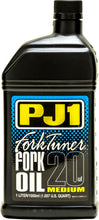 Load image into Gallery viewer, PJ1 Products Fork Tuner Oil 20w in 1-liter bottle, motorcycle fork oil and chemical for fork maintenance.
