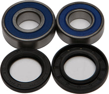 Load image into Gallery viewer, All Balls rear wheel bearing and seal kit 22-51113 with bearings and seals arranged in packaging for motorcycle or ATV use.