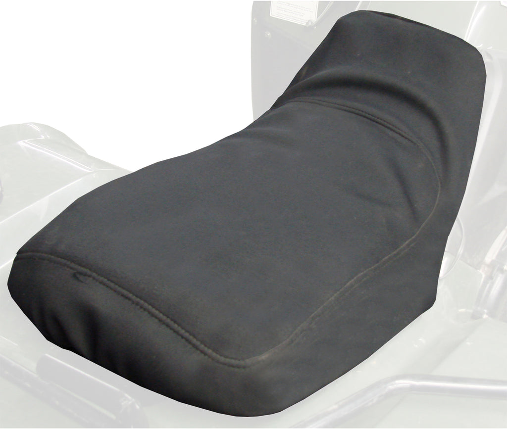 Black Kolpin seat cover for storage seats, designed to protect and fit securely over the vehicle seat.