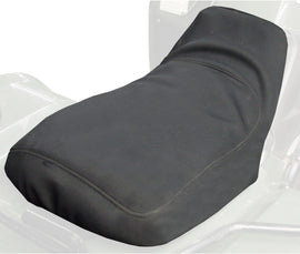 Black Kolpin seat cover for storage seats, designed to protect and fit securely over the vehicle seat.