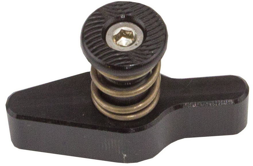 Tamer Single Button Holeshot Device 188-9101 suspension component showing the device with a single button and mounting hardware.