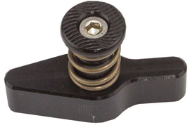 Tamer Single Button Holeshot Device 188-9101 suspension component showing the device with a single button and mounting hardware.
