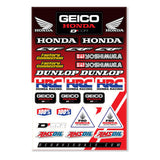DCOR - Geico Honda Hrc Decal Sheet Geico Honda Hrc Decal 12mil - 862-10115