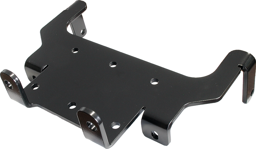 Open Trail winch mount 459-0580, sturdy black metal bracket designed for off-road vehicle winch installation.