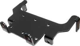 Open Trail winch mount 459-0580, sturdy black metal bracket designed for off-road vehicle winch installation.