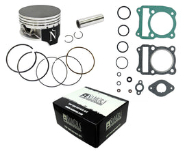 Namura Top End Kit with piston components for 65.97/Std 11:1 AC engine, including piston, rings, and gaskets, for motorcycle repair.