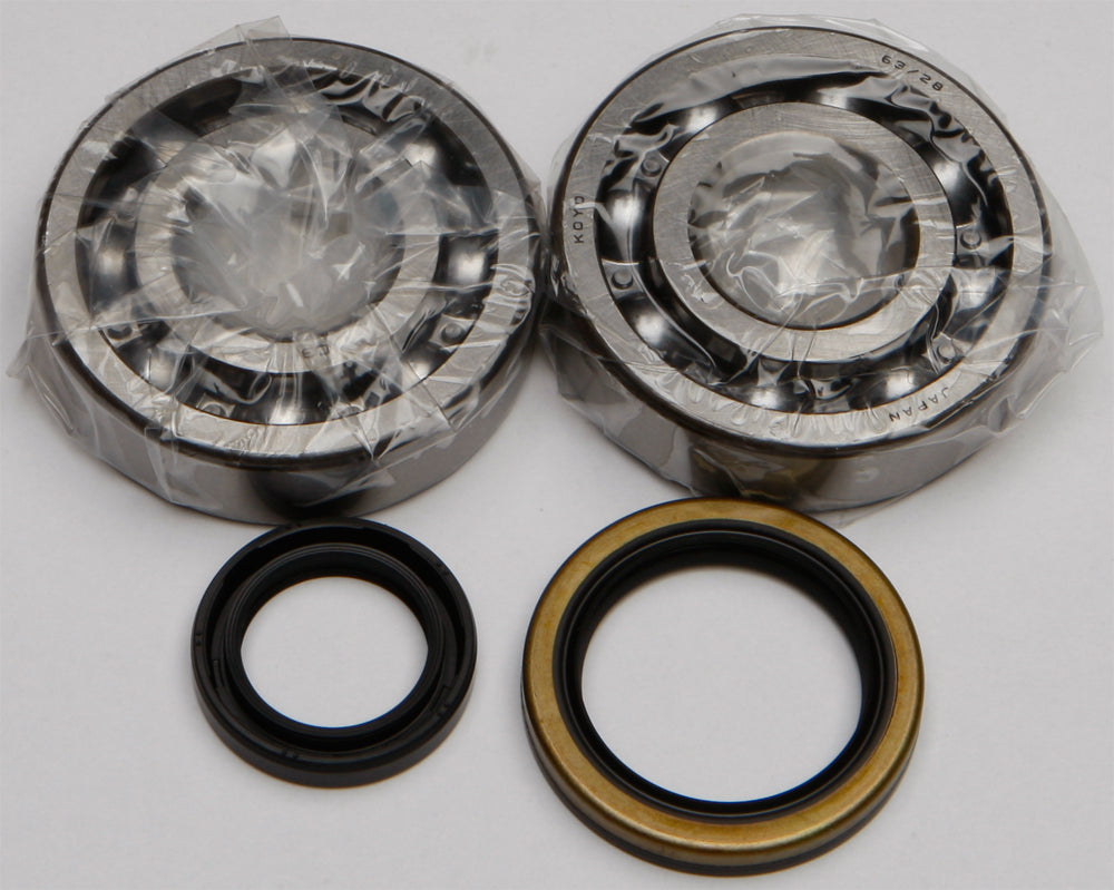 All Balls engine crankshaft bearing and seal kit 22-41060 with bearings and seals arranged for engine repair.