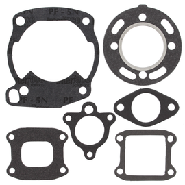 Vertex Top End Gaskets 681-0203, set of engine gaskets and seals for top-end repairs, shown in the image.