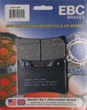 Load image into Gallery viewer, EBC Motorcycle Brakes brake pads 15-160, high-performance replacement parts for motorcycle braking systems.