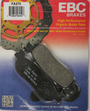 Load image into Gallery viewer, EBC Motorcycle Brakes Brake Pads 15-275 set showing new brake pad components for motorcycle braking system