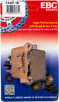 EBC Motorcycle Brakes brake pads 15-367/2R, front or rear, with metallic friction material, designed for motorcycle brake systems.