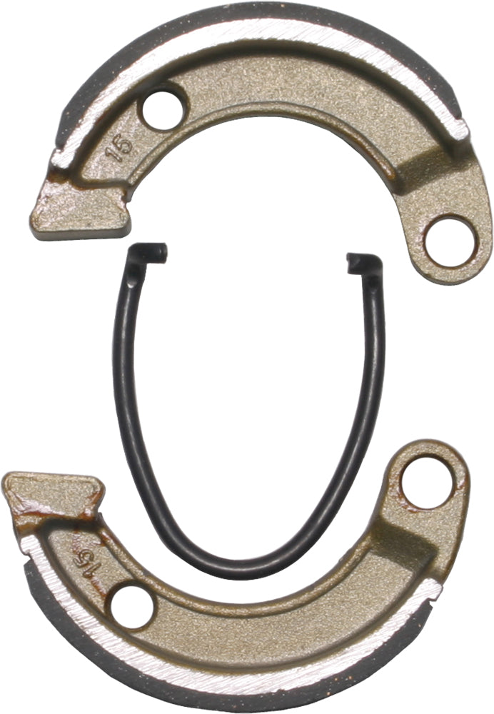 EBC Motorcycle Brakes Brake Shoes 301 Plain for motorcycle braking systems, showing the plain brake shoes with EBC branding.