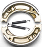 EBC Motorcycle Brakes Brake Shoes 323 Plain designed for reliable stopping power on motorcycles, shown in the product image.