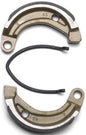 EBC Motorcycle Brakes Brake Shoes 338 Plain, designed for reliable stopping power on motorcycles, shown in image.
