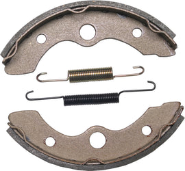 EBC Motorcycle Brakes Brake Shoes 339 Plain, durable brake shoes for motorcycle braking systems, shown in a close-up image.