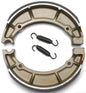 EBC Motorcycle Brakes brake shoes 515 Plain, showing the metal and friction surface for motorcycle braking system.