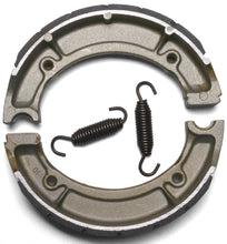 Load image into Gallery viewer, EBC Motorcycle Brakes grooved brake shoes, 516g, designed for motorcycles, showing the brake shoes with grooves and metal backing.