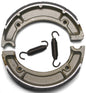 EBC Motorcycle Brakes grooved brake shoes, 516g, designed for motorcycles, showing the brake shoes with grooves and metal backing.