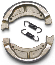 EBC Motorcycle Brakes brake shoes 519 Plain, showing the metal backing and friction material for motorcycle brake system.