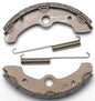 EBC Motorcycle Brakes brake shoes 524g grooved model, showcasing the durable brake shoes designed for motorcycle braking systems.