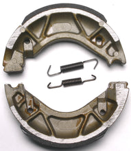 Load image into Gallery viewer, EBC Motorcycle Brakes brake shoes 531 Plain, durable motorcycle brake shoes shown in black with EBC branding on the surface.