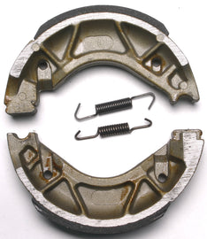 EBC Motorcycle Brakes brake shoes 531 Plain, durable motorcycle brake shoes shown in black with EBC branding on the surface.
