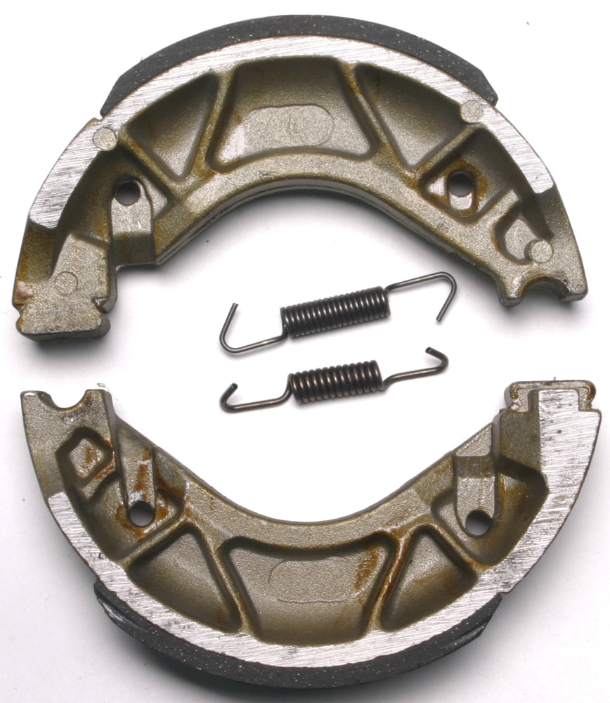 EBC Motorcycle Brakes Brake Shoes 531 Plain, durable brake shoes for motorcycle braking systems, shown in image.