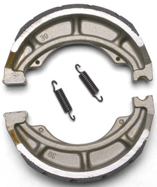 EBC Motorcycle Brakes grooved brake shoes, 602g, designed for reliable stopping power on motorcycles.