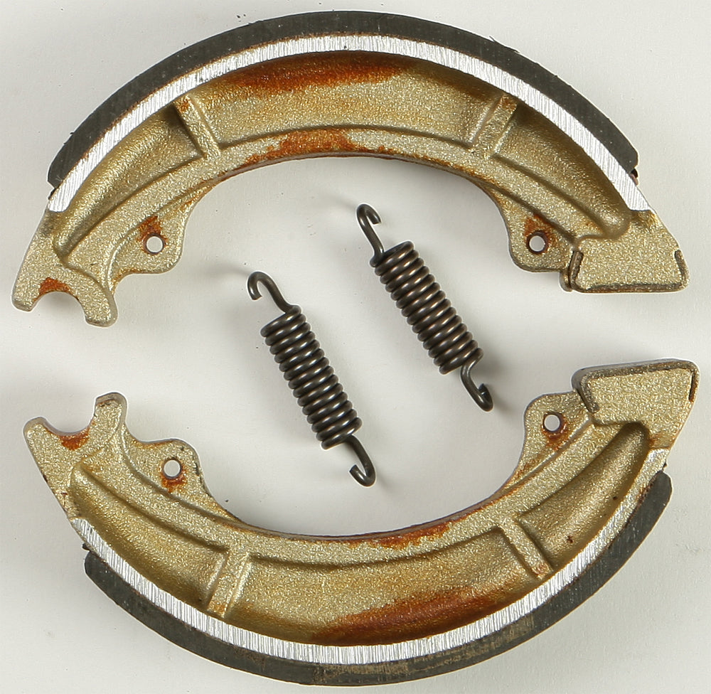 EBC Motorcycle Brakes Brake Shoes 622 Plain, durable brake shoes for motorcycles, shown in a close-up image.