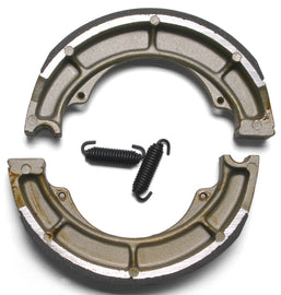 EBC Motorcycle Brakes Brake Shoes 629 Plain, durable brake shoes for motorcycle braking systems, shown in the product image.