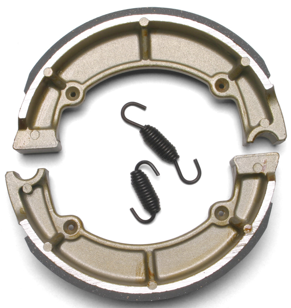 EBC Motorcycle Brakes Brake Shoes 709 Plain, showing a close-up of the brake shoes with a focus on the plain metal surface.