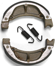 EBC Motorcycle Brakes Brake Shoes 715 Plain for motorcycle, showing the brake shoes with a simple, durable design.