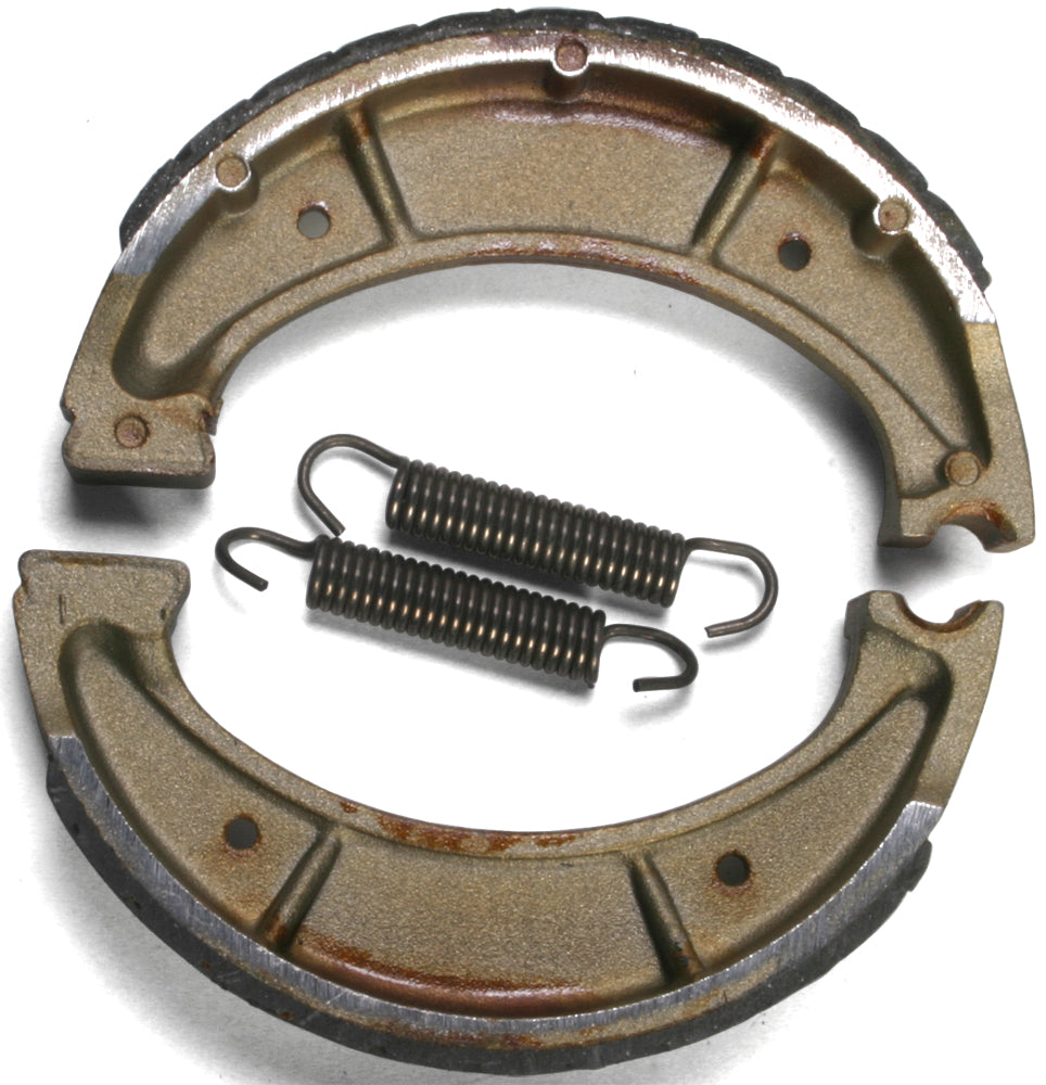 EBC Motorcycle Brakes grooved brake shoes, 802g, designed for optimal performance and durability in motorcycle braking systems.