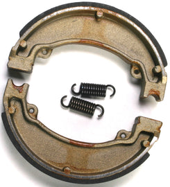 EBC Motorcycle Brakes Brake Shoes 818 Plain, durable brake shoes designed for motorcycle braking systems.