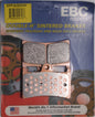 EBC Motorcycle Brakes Extreme Pro Brake Pads 15-252EP, black brake pads with metal backing for motorcycle stopping power.