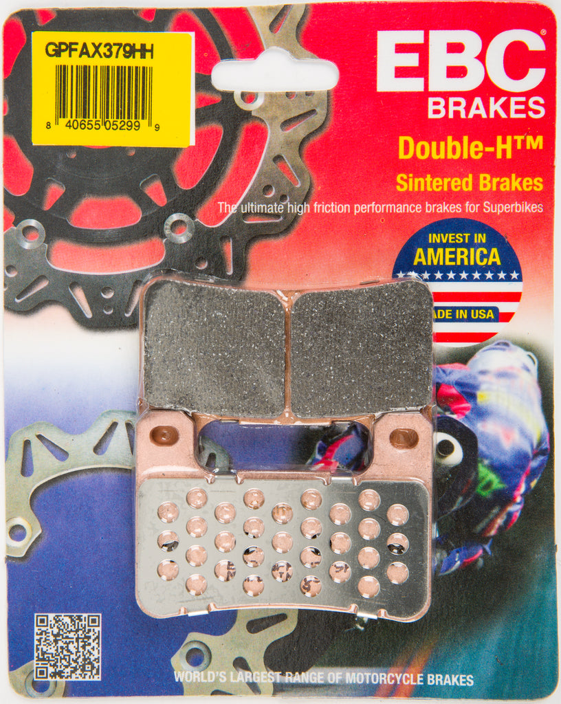 EBC Motorcycle Brakes GPFAx Race Brake Pads for high-performance motorcycle braking systems.