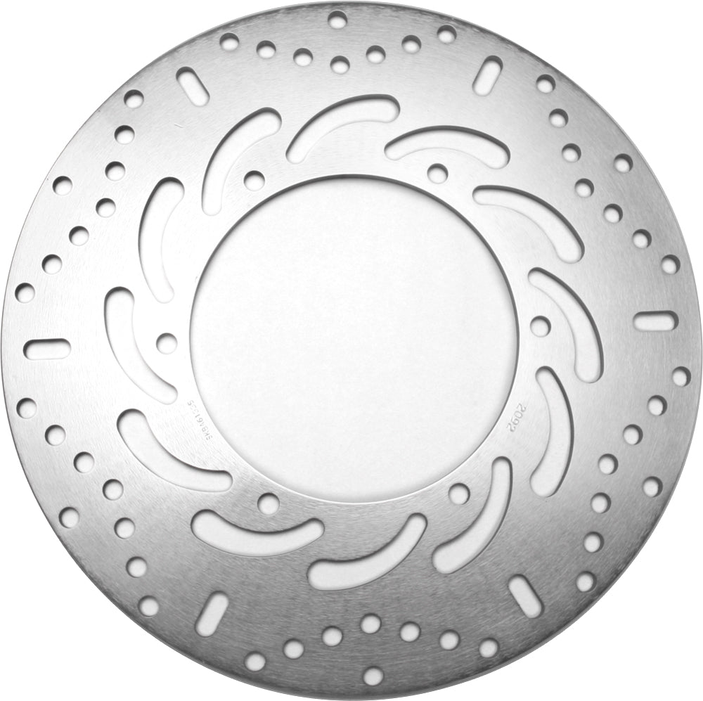 EBC Motorcycle Brakes standard brake rotor 15-2092, metallic with ventilated design, for motorcycle braking system.