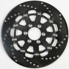 Load image into Gallery viewer, EBC Motorcycle Brakes standard brake rotor 15-3032R showing a silver circular brake disc with vented design and mounting holes