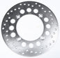EBC Motorcycle Brakes standard brake rotor 15-40421 showing a close-up of the vented steel rotor with mounting holes.