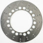 EBC Motorcycle Brakes standard brake rotor 15-4087, metallic disc with ventilation holes for motorcycle braking systems
